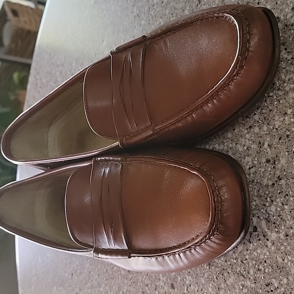 Nordstrom Shoes Mens Size 1 Nordstroms Leather Loafers Tan Euc